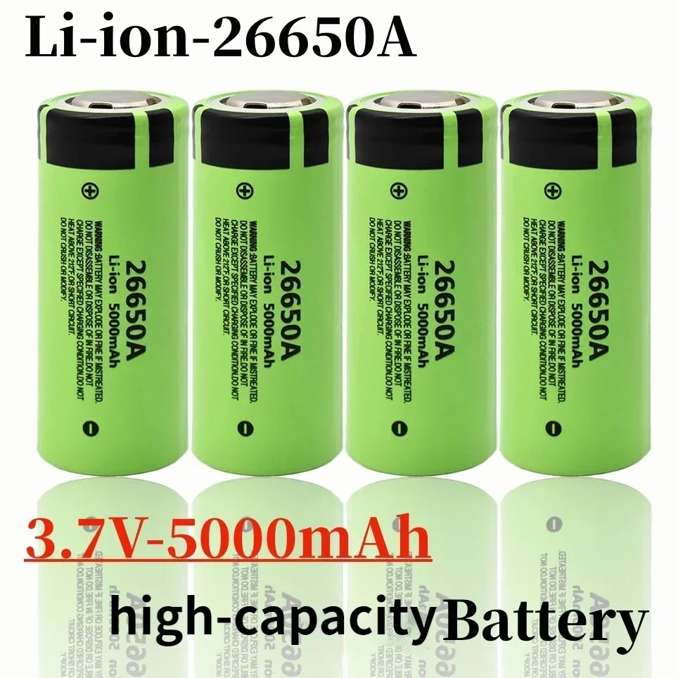Electronics New Gadgets - แบตเตอรี่ลิเธียม 26650A รุ่นใหม่ ปี 2026 3.7V5000mah