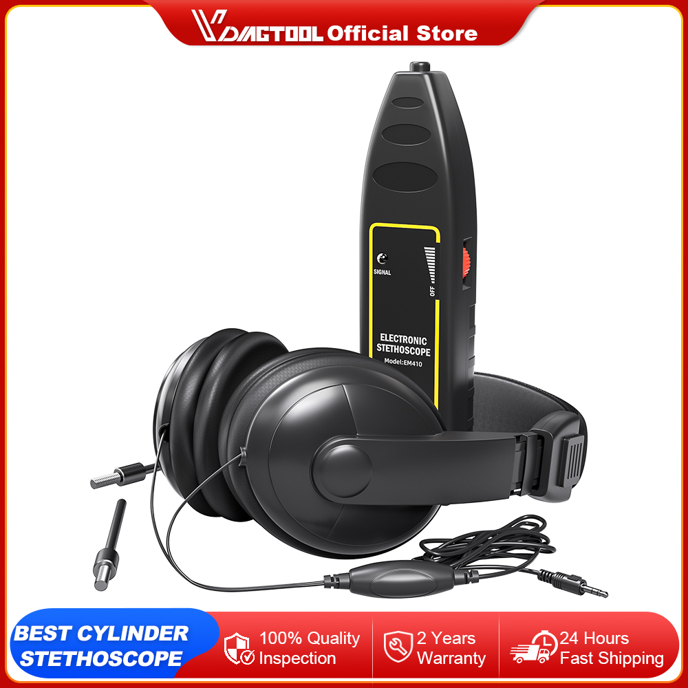 Electronics Gadgets For Car - เครื่องมือวินิจฉัยรถยนต์ NEW Vdiagtool แบบหูฟังตรวจจับเสียงเครื่องยนต์ เครื่องวิเคราะห์เสียงเครื่องยนต์ เครื่องทดสอบเสียง