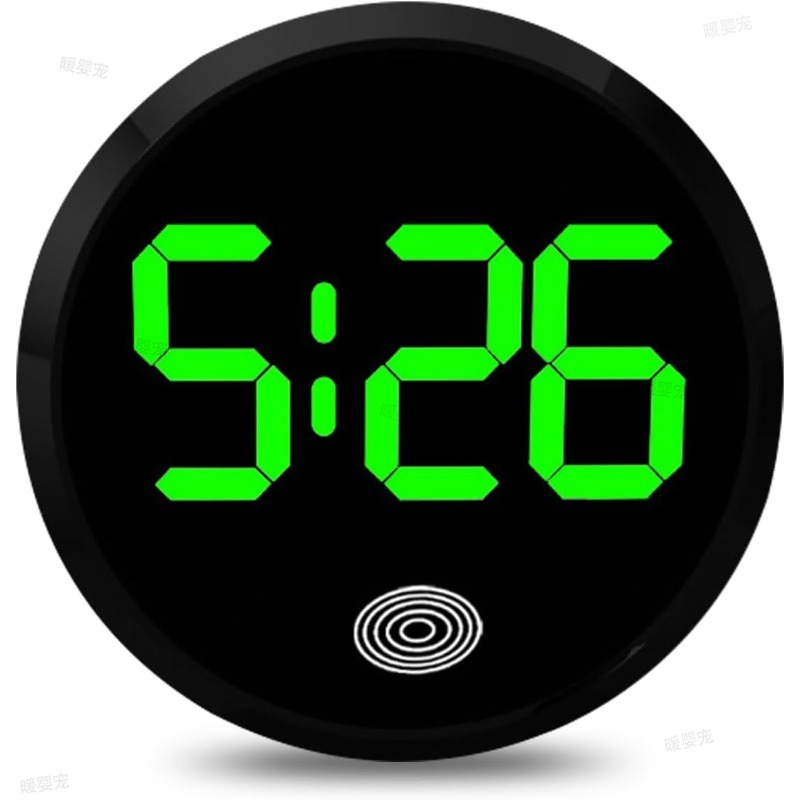 Electronics Gadgets For Car - นาฬิกาอิเล็กทรอนิกส์ในรถยนต์แบบสัมผัส นาฬิกาติดแผงหน้าปัดรถยนต์ นาฬิกา LED พร้อมไฟแสดงผล LED