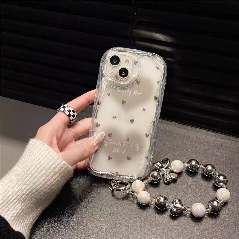 Huawei Pura 70 - Pearl Love Heart Case For Huawei