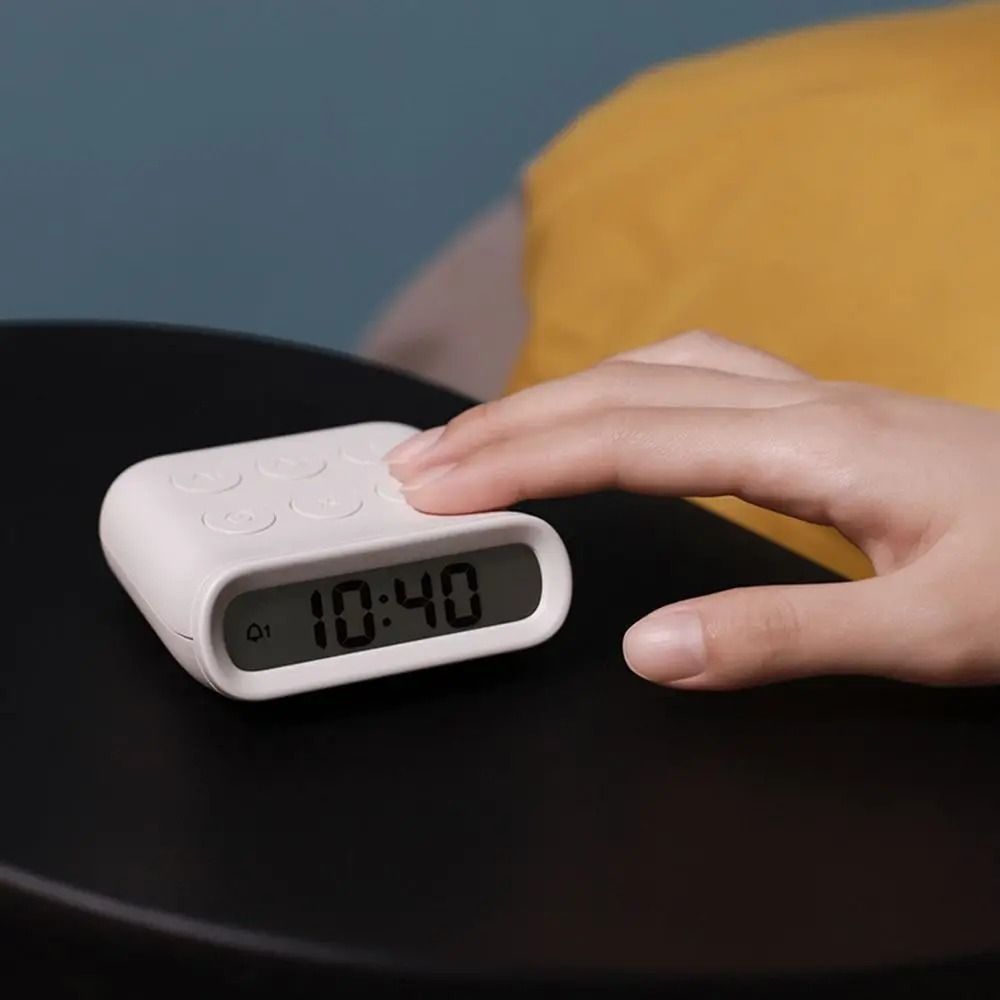 Modern Electronics Gadgets - นาฬิกาจับเวลาในครัว นาฬิกาปลุกขนาดเล็ก นาฬิกาปลุกพลาสติกเรียบง่าย นาฬิกาปลุกอิเล็กทรอนิกส์แบบพกพาขนาดเล็ก อุปกรณ์ครัว
