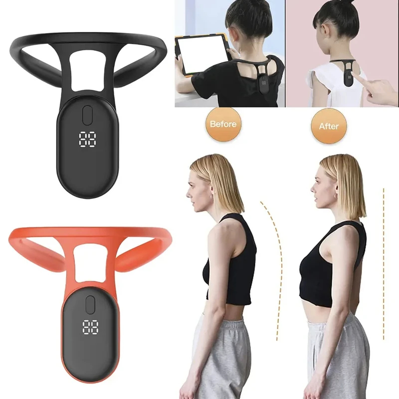 Smart Posture Sensor - เครื่องแก้ไขท่าทางอัจฉริยะแบบสั่นสะเทือนขนาดเล็ก, เครื่องเตือนท่าทางหลังและคอสำหรับผู้ใหญ่และเด็ก