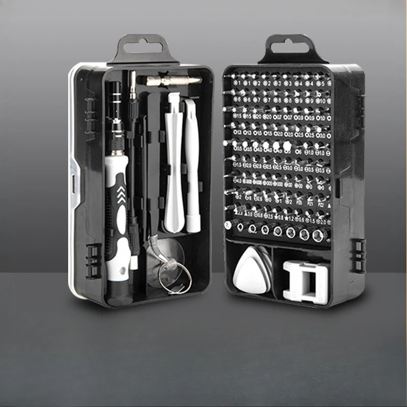 Electronics Repair Gadgets - ชุดเครื่องมือซ่อมแซมอุปกรณ์อิเล็กทรอนิกส์ 115 ชิ้น สำหรับนาฬิกา คอมพิวเตอร์ โทรศัพท์มือถือ