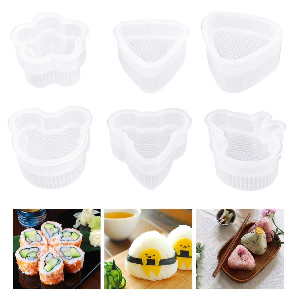Japanese Electronics Gadgets - ซูชิข้าว Maker แม่พิมพ์การ์ตูนรูปร่าง Onigiri ข้าวลูกชุดญี่ปุ่นกด Maker