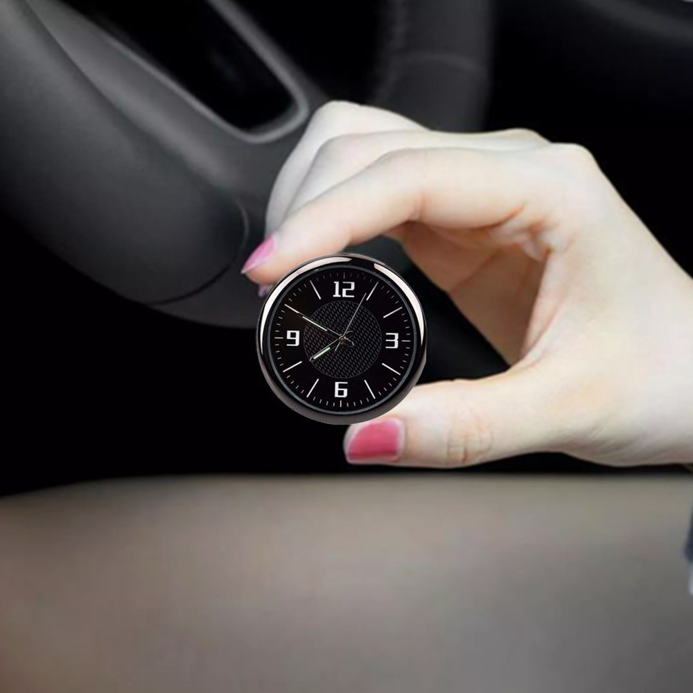 Electronics Gadgets For Car - นาฬิกาควอตซ์รถยนต์นาฬิการถยนต์อิเล็กทรอนิกส์อัจฉริยะขนาดเล็กสำหรับจักรยานรถจักรยานยนต์นาฬิการถยนต์ช่องระบายอากาศของตกแต่งแดชบอร์ด