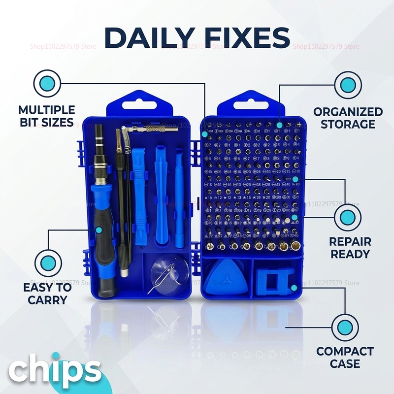ชุดไขควงอเนกประสงค์ 115 in 1 ส - Electronics Repair Gadgets บทวิจารณ์และราคา