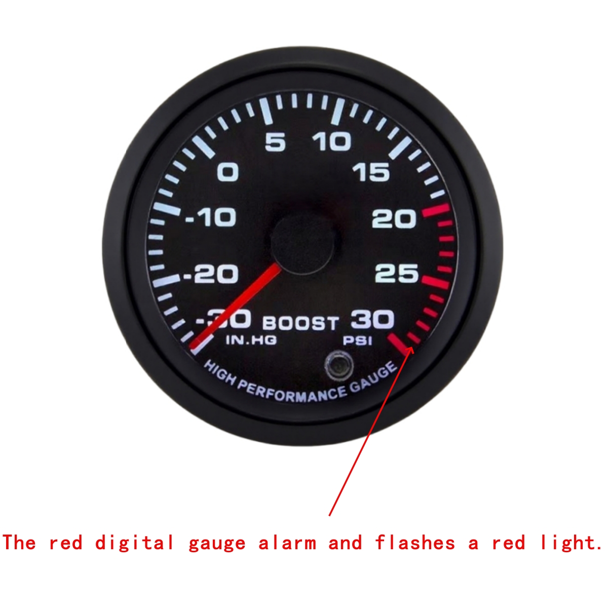 เกจวัดแรงดันบูสต์รถยนต์ขนาด 2  - Electronics Gadgets For Car บทวิจารณ์และราคา