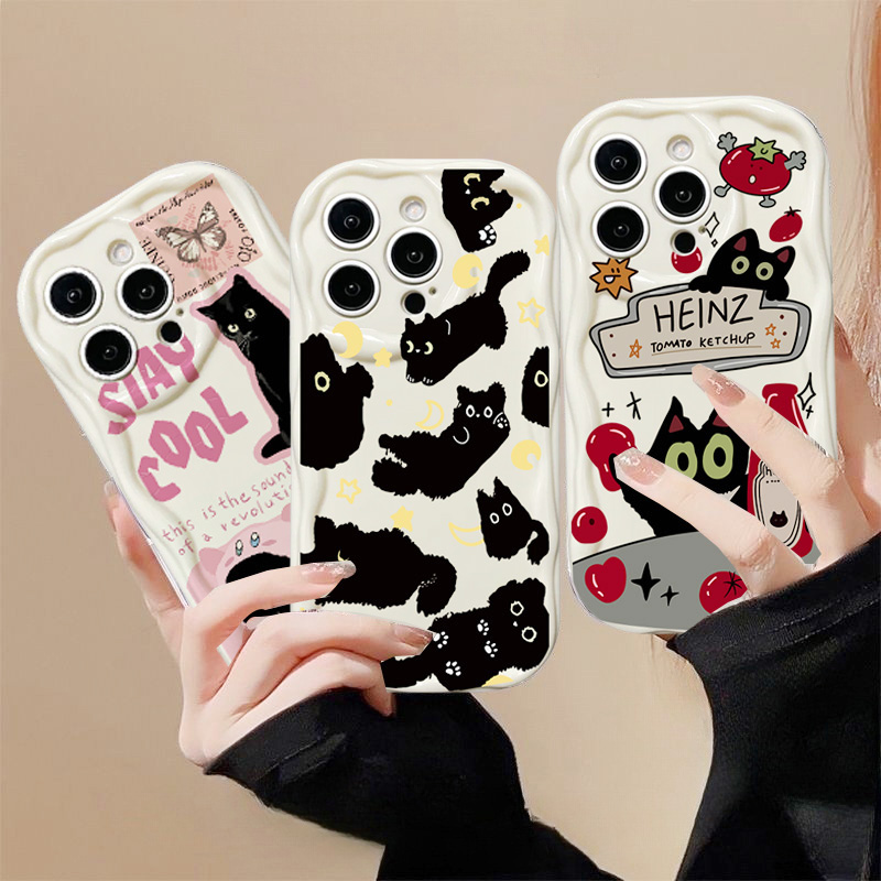 เคสโทรศัพท์ลายแมวน่ารักสีดำ สำ - Xiaomi Redmi Note 13 บทวิจารณ์และราคา