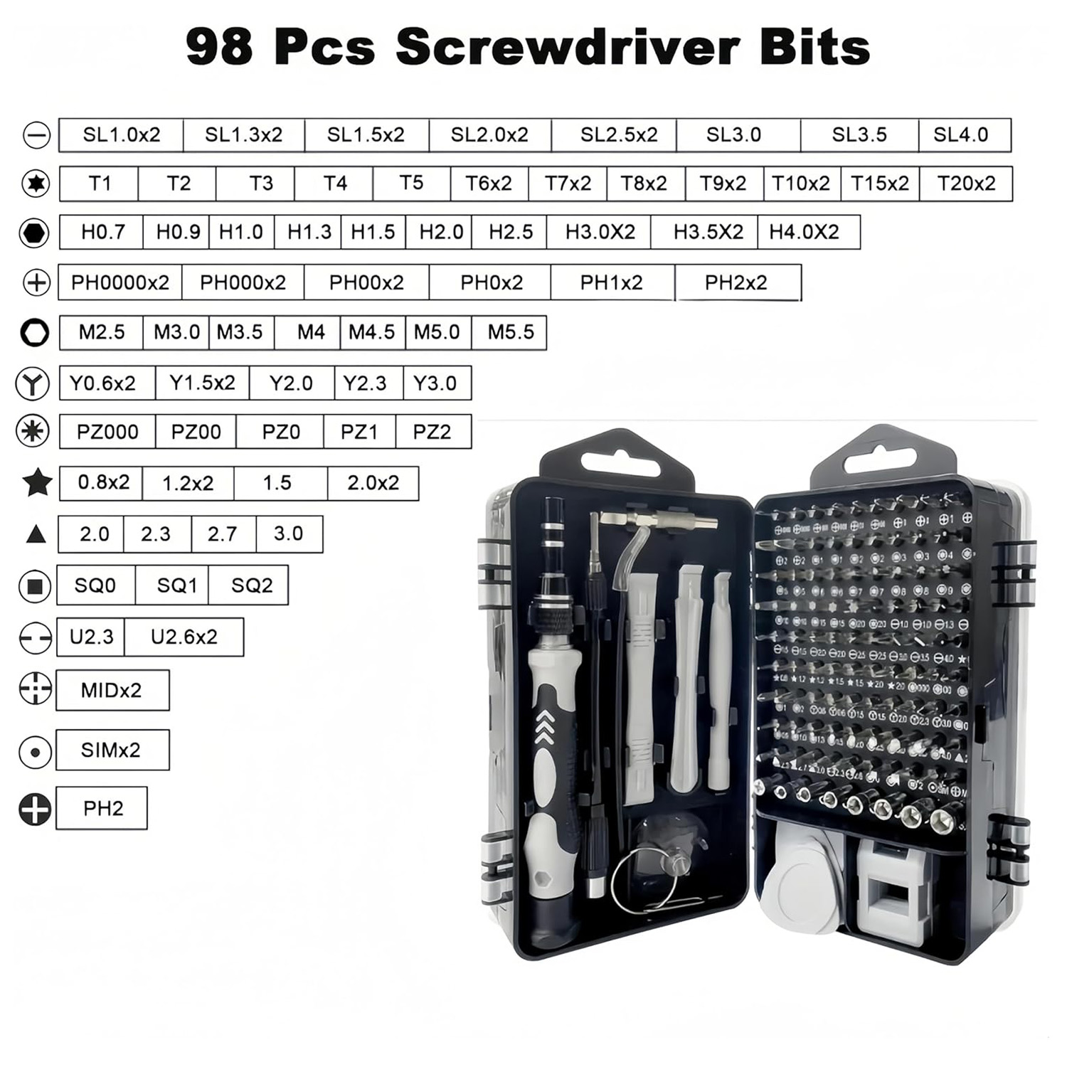 ชุดไขควงความแม่นยำ 115-in-1, ช - Electronics Repair Gadgets บทวิจารณ์และราคา