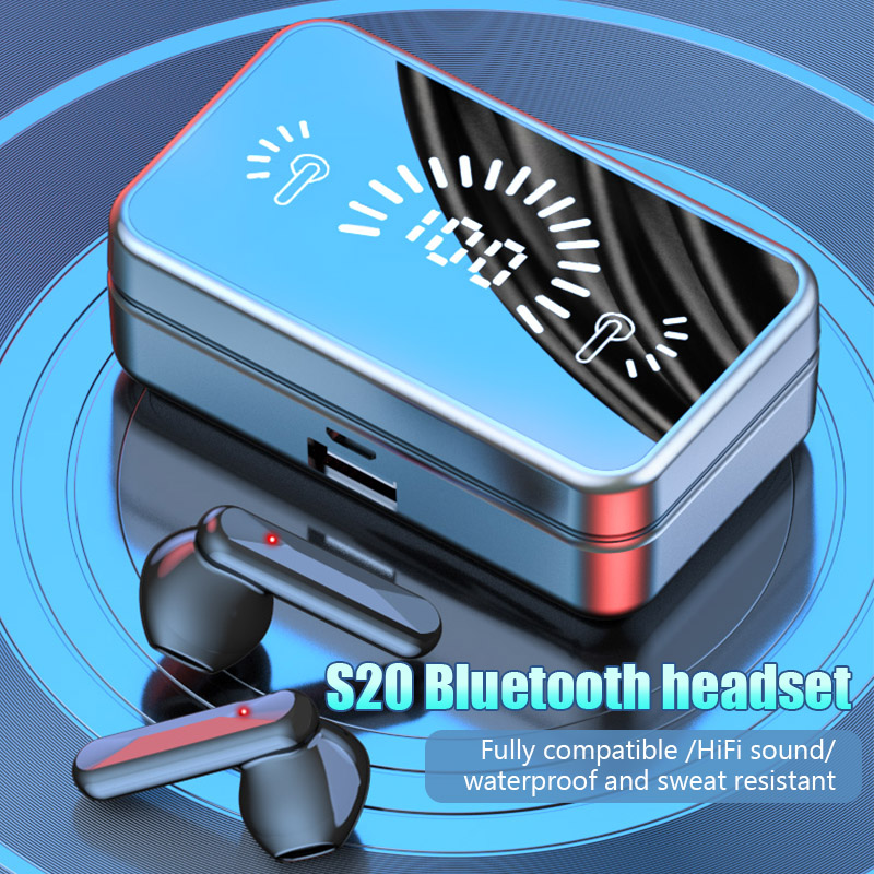 # TWS S20 หูฟังบลูทูธหูฟังไร้ส - Bluetooth Speaker Waterproof บทวิจารณ์และราคา