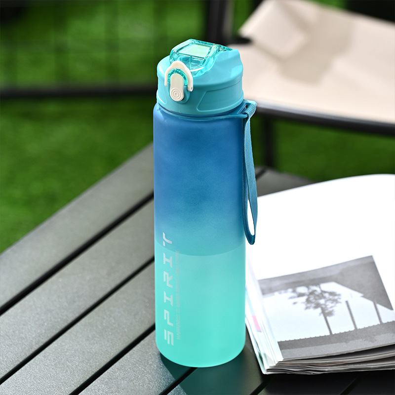 1PCS ขายร้อน 750ML ขวดน้ํากีฬา - Smart Water Bottle Tracker บทวิจารณ์และราคา