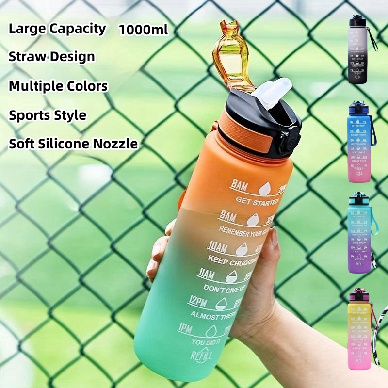 สีไล่ระดับสี 1000 มล. ถ้วยพลาส - Smart Water Bottle Tracker บทวิจารณ์และราคา