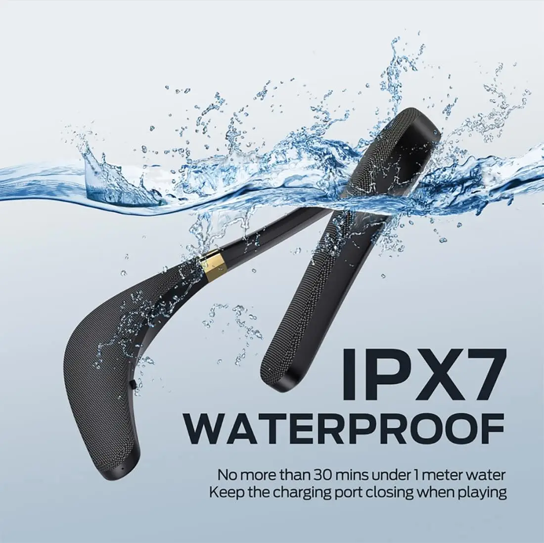 ลำโพงบลูทูธแบบคล้องคอ New Mons - Bluetooth Speaker Waterproof บทวิจารณ์และราคา