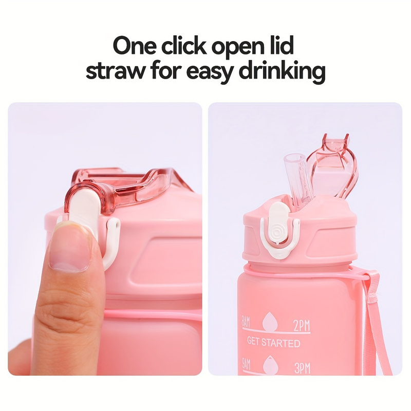 ขวดน้ำกีฬาพร้อมฝาปิดแบบล็อคหลอ - Smart Water Bottle Tracker บทวิจารณ์และราคา
