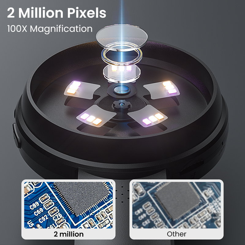 กล้องจุลทรรศน์ดิจิตอล HD หน้าจ - Digital Magnifier Reading บทวิจารณ์และราคา