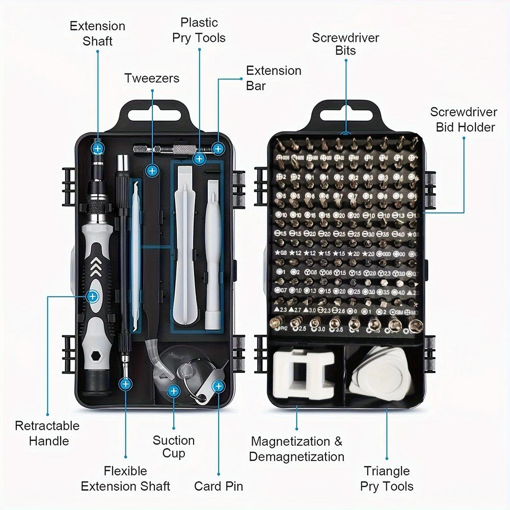 ชุดไขควงความแม่นยำสูง 115-in-1 - Electronics Repair Gadgets บทวิจารณ์และราคา