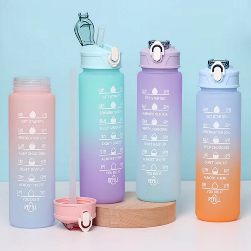 ขวดน้ำกีฬาพร้อมฝาปิดแบบล็อคหลอ - Smart Water Bottle Tracker บทวิจารณ์และราคา
