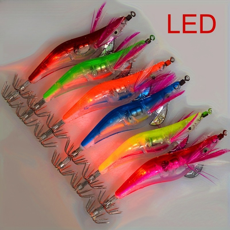 เหยื่อตกปลา LED กระพริบแสง 6 ช - Electronics New Gadgets บทวิจารณ์และราคา